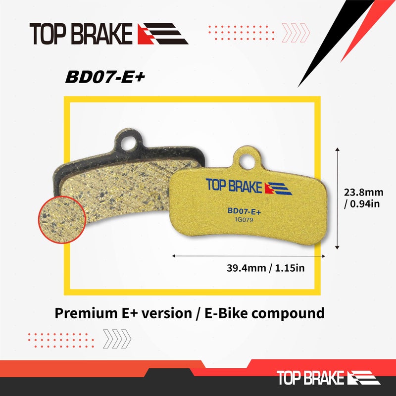 Top Brake وسادات فرامل ديسك دراجة TOP BRAKE لشيمانو سانت BR-M810 M820 زيه M640 XTR-M9120، ديور XT BR-M8020، M8120، M6120، BR-MT420، MT510، MT520 تيكترو HD M745 735 725 750 TRP، SL، سلايت T4، G-Spec Quadiem - Image 4